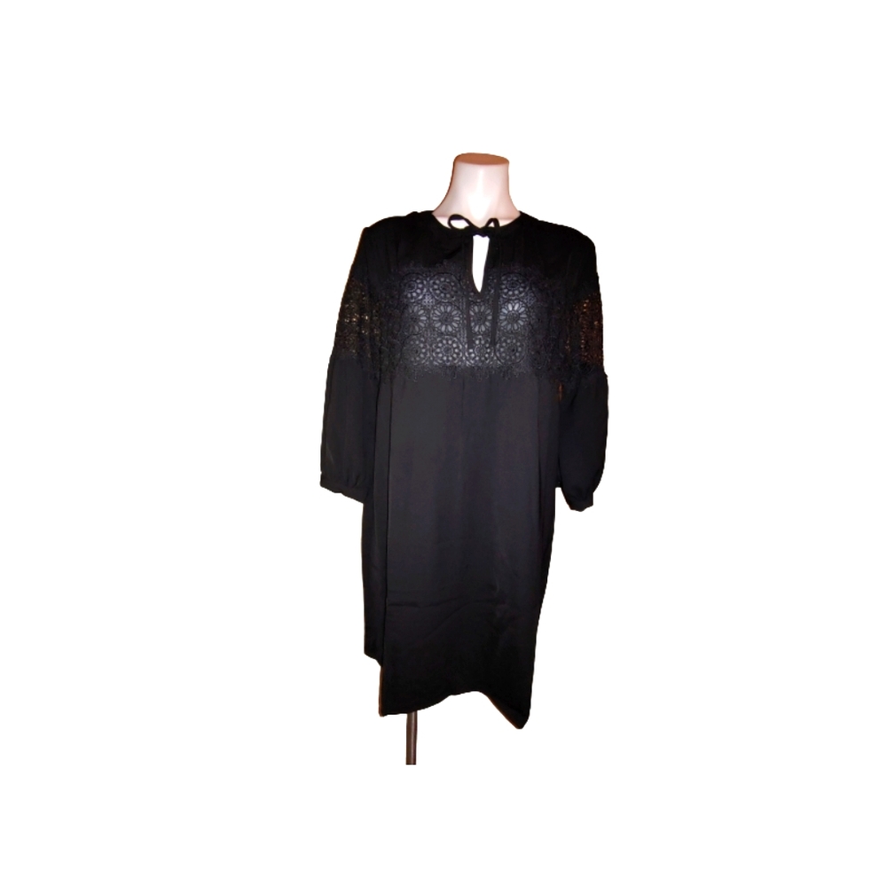 🔴 ABS Collection Dress with Lace Bodice